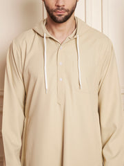 Arabic Hooded Thobe for Men