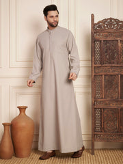 Light Grey Thobe for Men