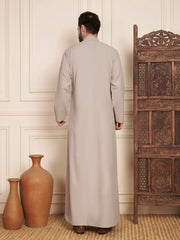 Light Grey Thobe for Men