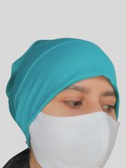Sky Blue Hijab Cap