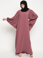 Kaftan Abaya for Women with Black Georgette Scarf