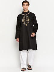 Embroidery Men's Kurta Pajama Set