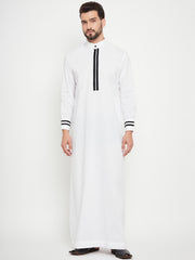 White Arab Thobe/Jubba for Men