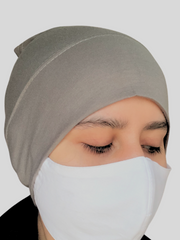 Grey Hijab Cap