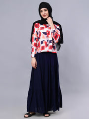 Blue Maxi Skirt for Women