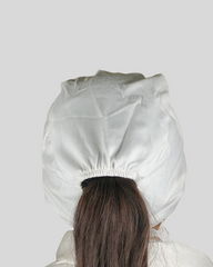 White Turban-style Hijab Cap