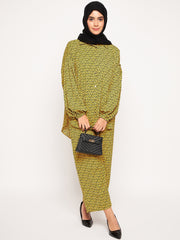 Black Georgette Hijab Stole for Women