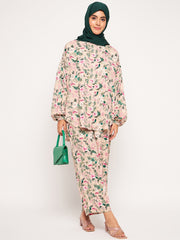 Bottle Green Crepe Hijab Stole for Women