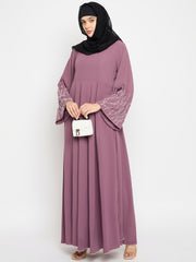 Handwork Abaya with Black Hijab for Women