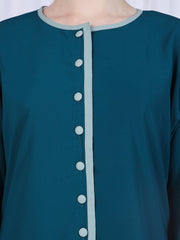 Abaya for women with Black Georgette Hijab