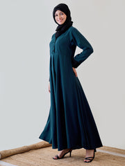 Women Abaya/Burqa with Black Georgette Hijab