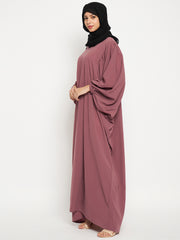 Kaftan Abaya for Women with Black Georgette Scarf