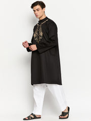 Embroidery Men's Kurta Pajama Set