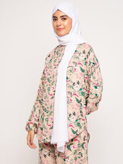 White Georgette Hijab Stole for Women