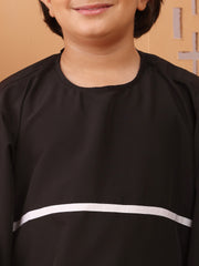 Black Thobe/ Jubba for Kids Boys