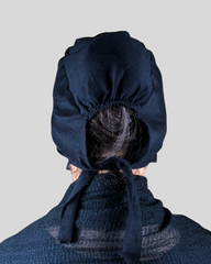 Black Tie-Back Undercap Hijab