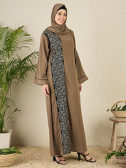 Embroidery Abaya Burqa for Women with matching Hijab