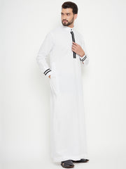 White Arab Thobe/Jubba for Men
