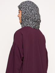 Women Floral Printed Hijab Stole