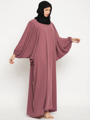 Kaftan Abaya for Women with Black Georgette Scarf