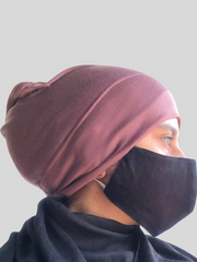 Puce Pink Hijab Cap