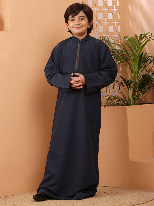 Blue Thobe/Jubba For Kids Boys
