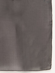 Black Georgette Hijab Stole for Women