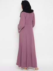 Handwork Abaya with Black Hijab for Women