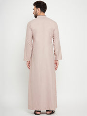 Beige Arab Thobe/Jubba for Men
