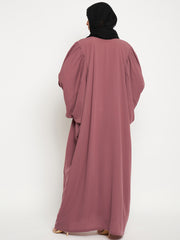 Kaftan Abaya for Women with Black Georgette Scarf