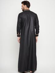 Black Arab Thobe/Jubba for Men