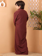 Maroon Thobe/Jubba for Kids Boys