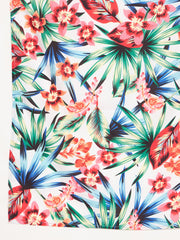Multicolor Floral Printed Women Hijab Stole