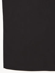 Black Crepe Hijab Stole for Women