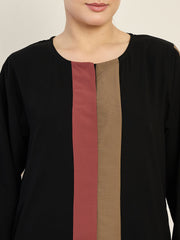 Abaya/Burqa with Black Georgette Hijab