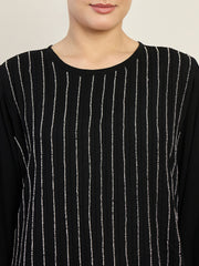 Handwork Luxury Abaya With Black Hijab