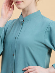 Front Open Modest Co-ord Set with Matching Hijab