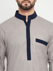 Grey Arab Thobe/Jubba for Men