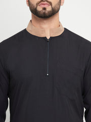 Black Thobe/Jubba for Men