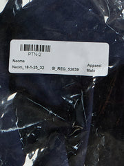 Blue Cotton Pathani Kurta Pajama Set for Men