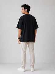 Men's Black "SABR" Oversized T-Shirt