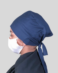 Blue Tie-Back Undercap Hijab
