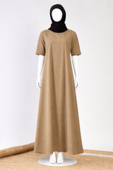 Half Sleeve Beige Inner Layering For Women