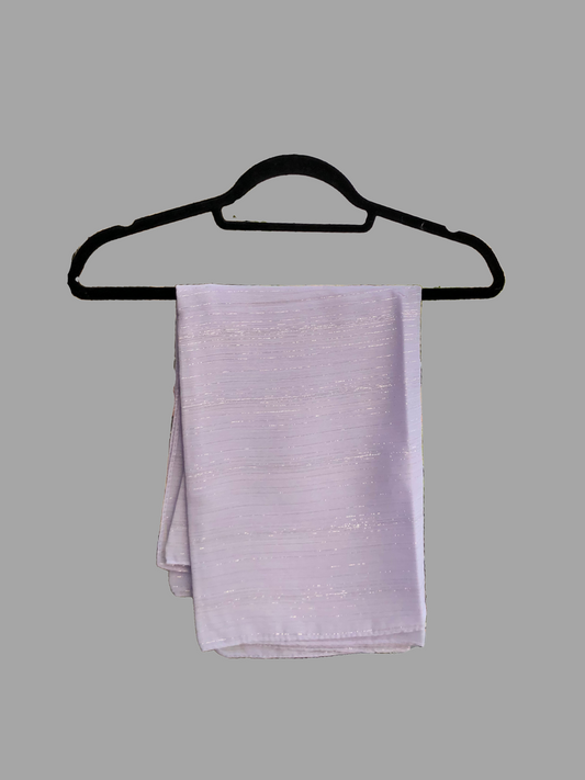 Chiffon Metallic Shimmer Lavender Hijab for Women