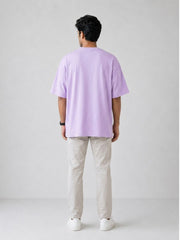 Men’s Lavender “Just Dua It” Oversized T-Shirt