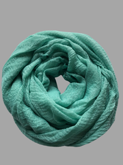 Mint Green Cotton Crinkle Women’s Hijab