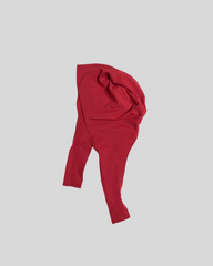 Maroon Tie-Back Undercap Hijab