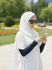 Women’s Arm Sleeves Extender-Navy Blue