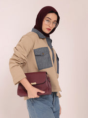 Front Open Fleece Denim Jacket for Women– Winter Wear
