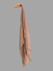Oat Cotton Crinkle Women’s Hijab